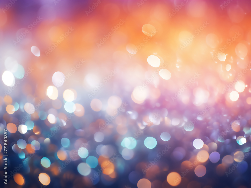 Aufkleber soft hues blend into an abstract pattern in a defocused light display.
