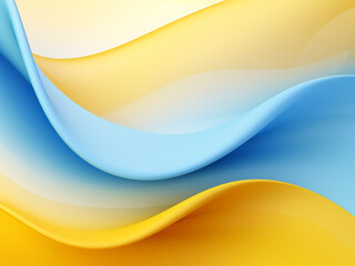 Gradient adds sophistication to an illustration in blue and yellow.