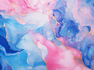 Epoxy resin creates colorful marbleized effects.