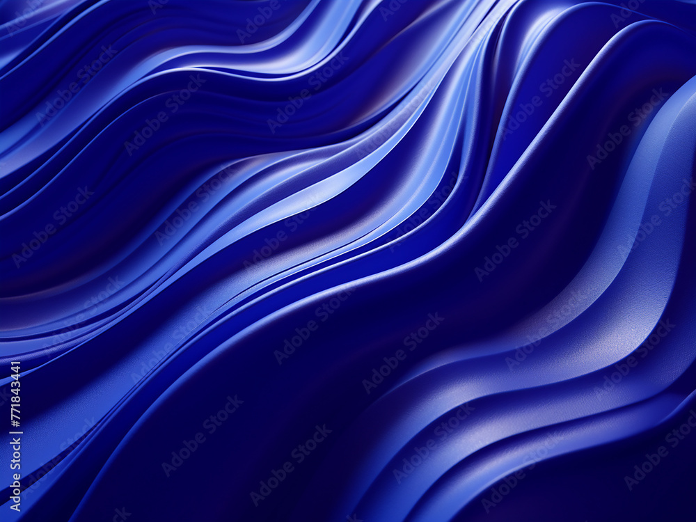 Poster captivating brushstrokes form a fluid abstract wave on canvas.