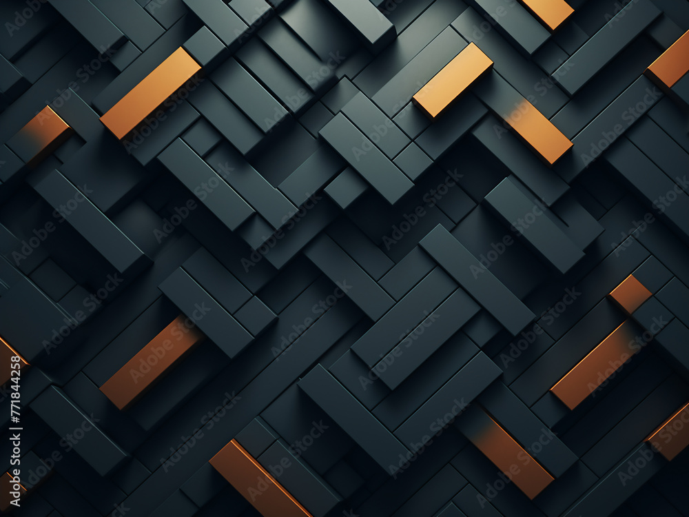 Poster creative abstract design features minimalist geometric patterns.