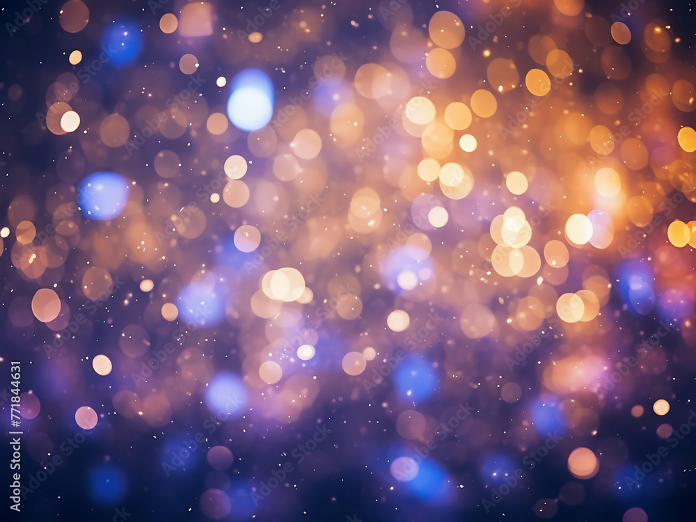 Poster abstract light creates a pleasant bokeh background effect.
