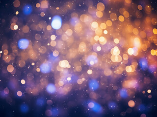 Abstract light creates a pleasant bokeh background effect.