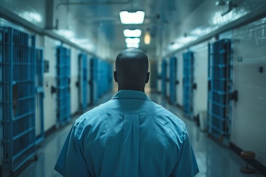A parole officer monitoring a released offender