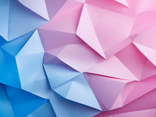 Vibrant expression: Pink and blue paper texture showcases trendy color combination.