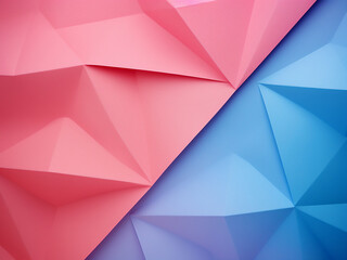 Contemporary allure: Pink and blue paper texture showcases trendy colors.