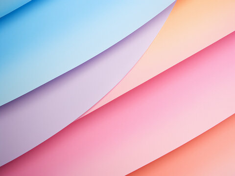 Pastel paper brilliance: Background displays vibrant dual colors.