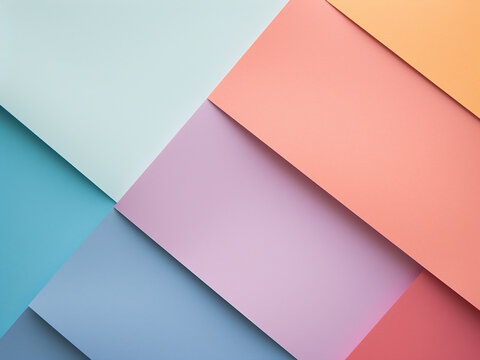 Pastel paper backdrop: Creative two-tone colorful pastel background.