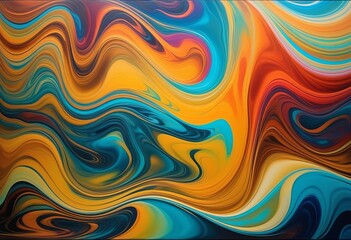 Experiencing Tranquil Euphoria Through Mesmerizing Abstract Swirls