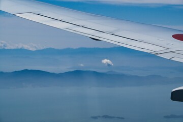 飛行機からの風景