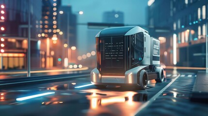 A logistics company optimizing delivery routes and employing electric vehicles to reduce the carbon...