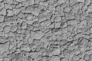 Grey Rough Solid Stone Texture Mosaic Floor Wall Abstract Pattern Texture Background