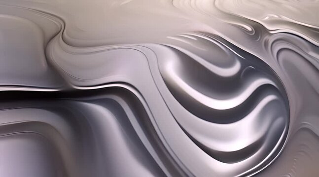 Liquid silver abstract background texture of metal. Mercury Microstock Footage.