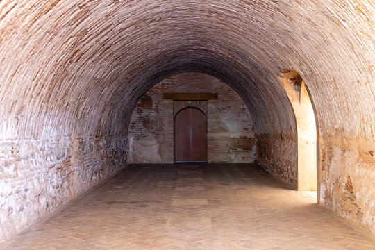 Vaulted Passage Within the Nasrid Palaces, Alhambra, Granada