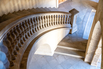 Renaissance Staircase in Charles V Palace, Alhambra