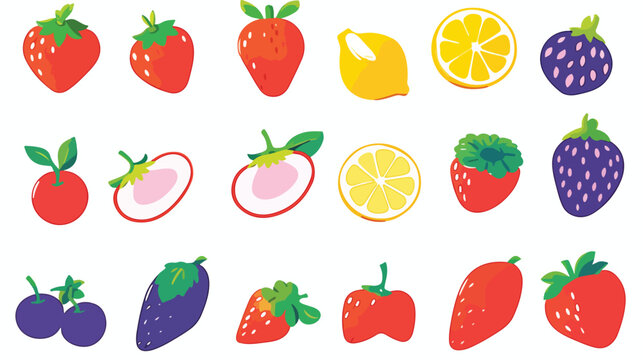 Fruit design over white background vector illustrat