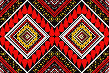 Aztec tribal geometric vector background Seamless stripe pattern. Traditional ornament ethnic style. Design for textile, fabric, clothing, curtain, rug, ornament, wrapping.