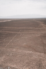 Nazca lines in the desert of Peru
