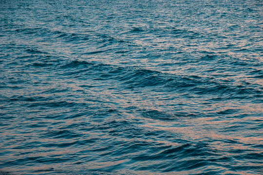 Blue water of mediterranean sea