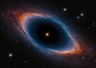 Space. A black hole. Atmosphere and outer space. Cosmos. The universe and the stars.