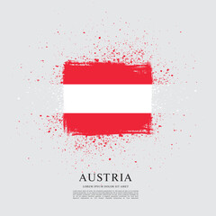 Flag of Austria, vector illustration 