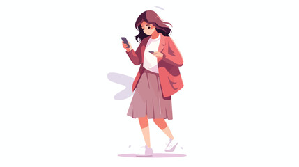 Girl Dropping Her Smartphone Sad Young Woman with B