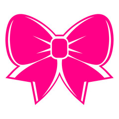 pink ribbon bow icon