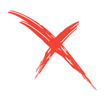 red grunge cross