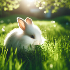 rabbit in the grass