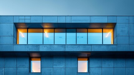 Modern minimalist commercial office building