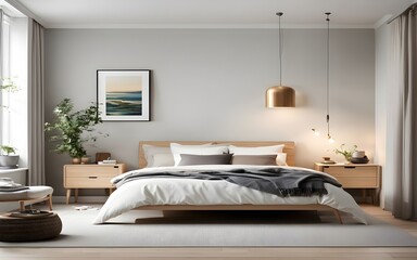 bedroom with bed