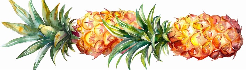 Playful watercolor paintbrush clipart, whimsical strokes, nursery ideal, isolated on white , clean sharp