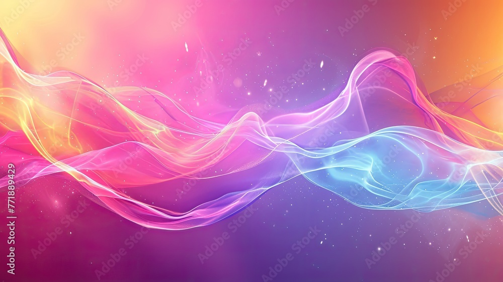 Aufkleber blend abstract background of vibrant colors, vibrant colors blending seamlessly in abstract backgrou