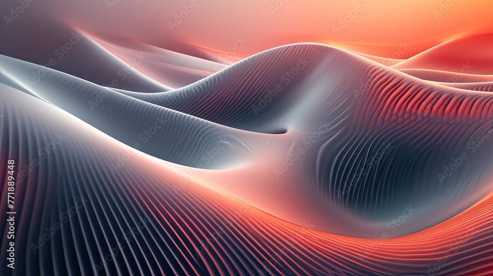 Aufkleber Dynamic lines and curves abstract background, Abstract background featuring dynamic lines and curves.