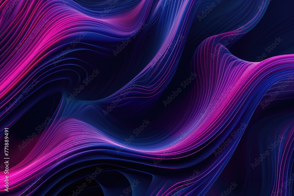 Aufkleber Dynamic lines and curves abstract background, Abstract background featuring dynamic lines and curves.