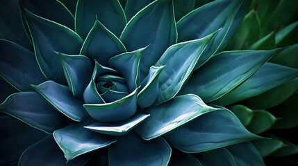 Cactus plant Agave attenuata soft details texture. , Generative AI