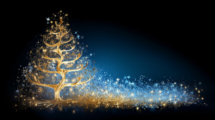 abstract christmas tree  high definition(hd) photographic creative image