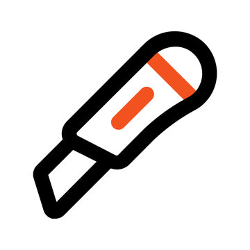 recommend clip art: cutter outline color icon