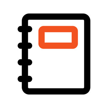 recommend clip art: notebook outline color icon