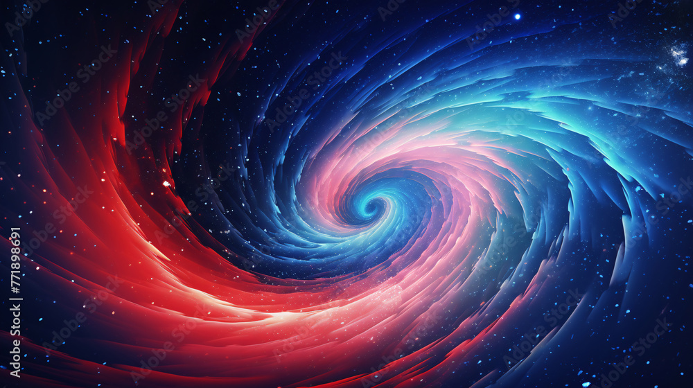 Wall mural digital galaxy colorful black hole scene abstract graphic poster web page ppt background