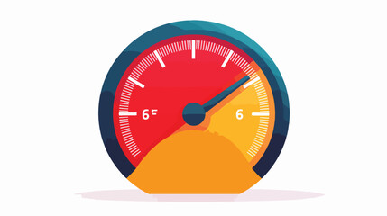 Speed meter icon vector illustration isolated on wh