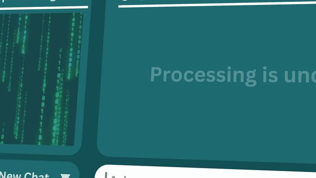 Conversational AI: Chatting with a Bot in a Sleek, Futuristic Interface, artificial intelligence system, advanced ai technology, chatting with a bot