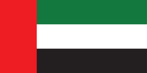 Flag of the United Arab Emirates. UAE flag. Brush stroke background