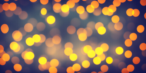 Bokeh effect, night lights, abstract blurred background