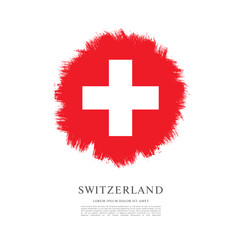 Flag of Switzerland, vector graphic