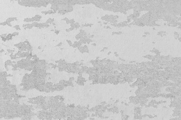 White peeling paint with old grey concrete wall cement texture background