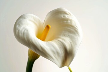 Calla Lily Symbolizing Love and Purity. Generative AI.
