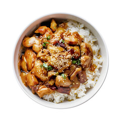 teriyaki rice with chicken