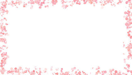 pink glitter frame border png