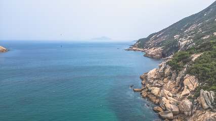 the stunning coastline with Shek O in Hong Kong March 29 2024